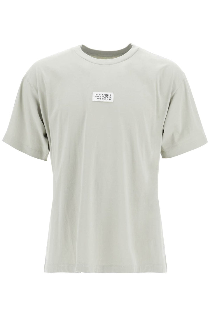 T Shirt Oversize Con Etichetta Logo