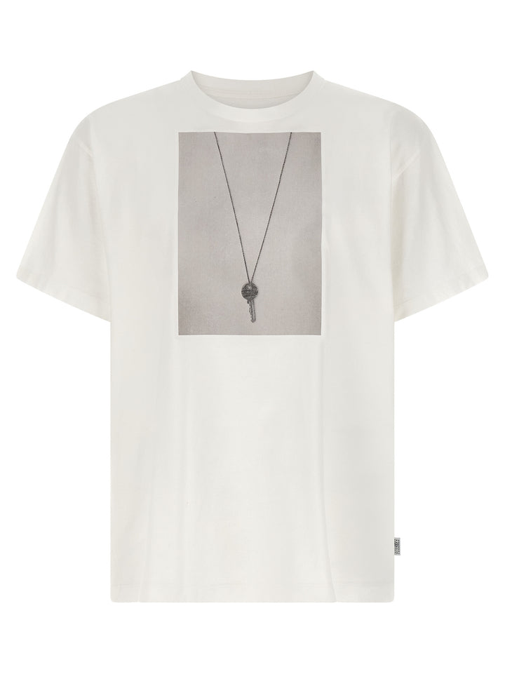 Mm6 Maison Margiela Chiave T-shirt - White | 9c408b0022b1333191d968a24ad817f5d295e16f