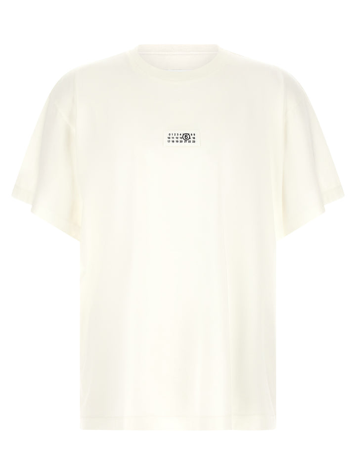 Mm6 Maison Margiela Numeric Signature Mm6 T-shirt - White | 9e88626e6d940ffc3f94573f24037b01ad648f2d