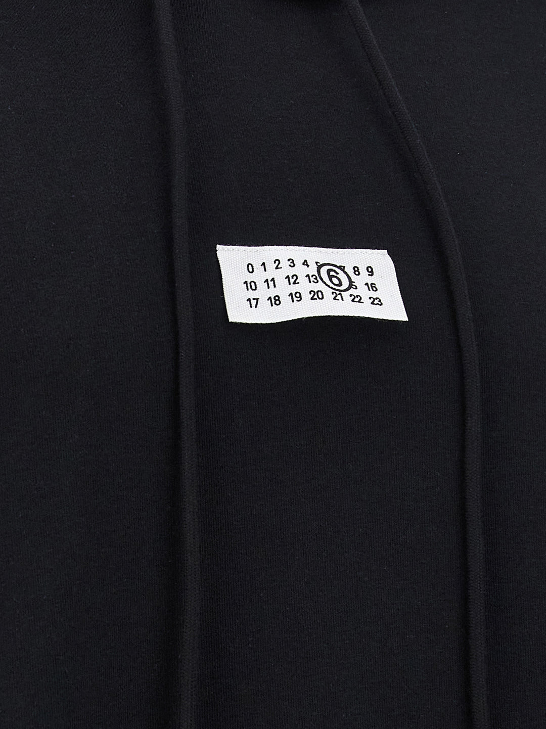 Logo Label Hoodie Sweatshirt Black