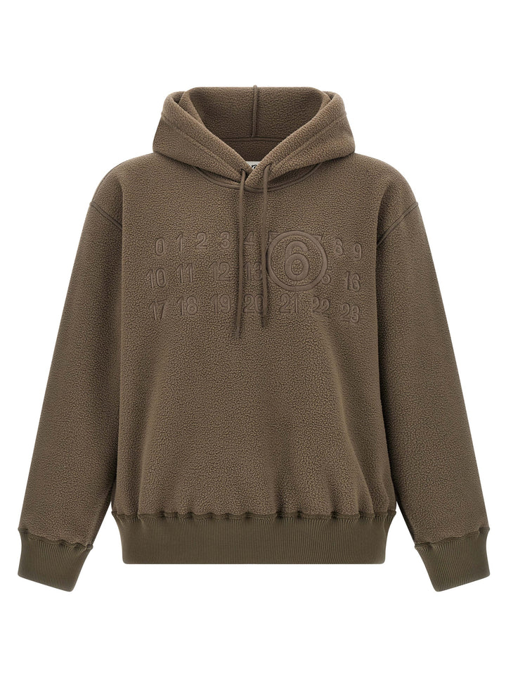 Mm6 Maison Margiela Fleece Sweatshirt - Brown | 0d6e632bc6aeb233d21b57fa8fcf6a6fc9f4b9d6