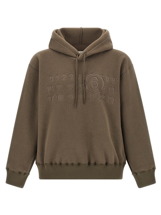 Fleece Sweatshirt Brown
