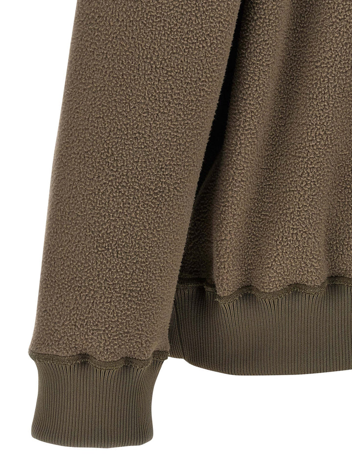 Mm6 Maison Margiela Fleece Sweatshirt - Brown | 976e1fe41d3e29f14a7ac8f97fc2d3d6a1128157