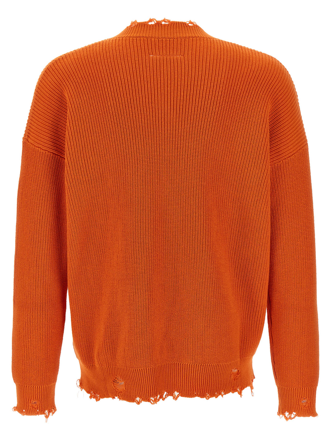 Destroyed Sweater Sweater, Cardigans Orange