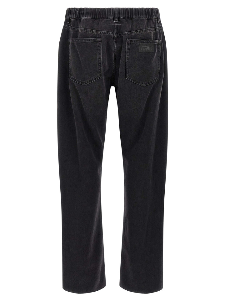 Mm6 Maison Margiela Paint Jeans - Black | 8c5504929eef5deafc52d7dcb50a099301725e25