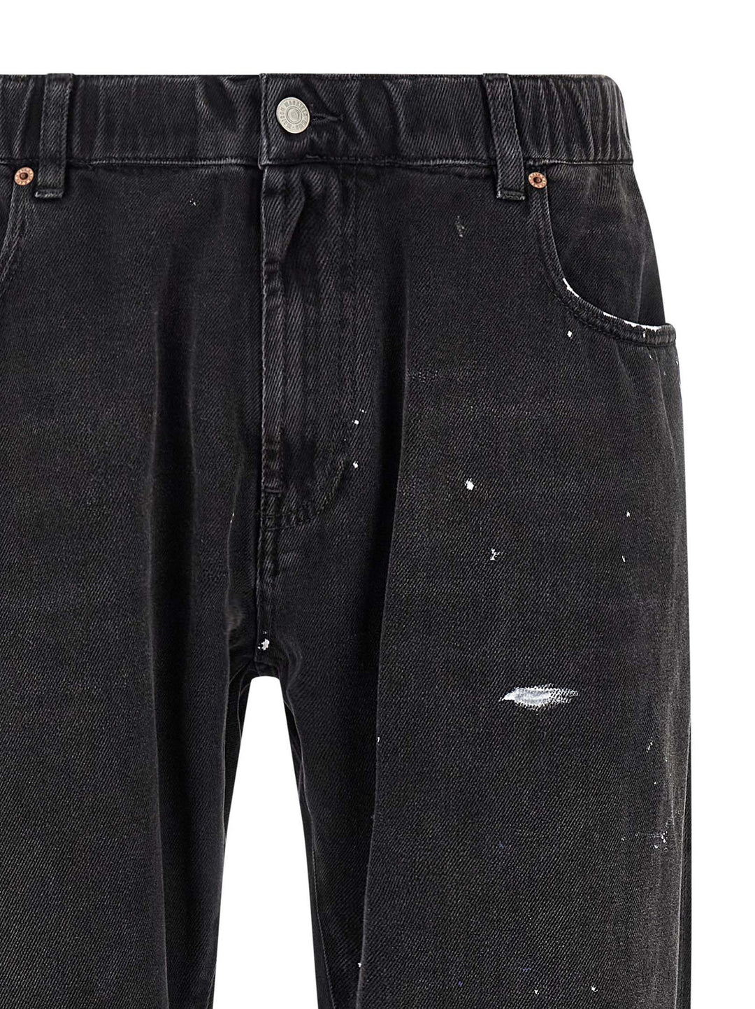 Mm6 Maison Margiela Paint Jeans - Black | c5c76fa74eddc88b37aa8699b87afe83b2fe5baf
