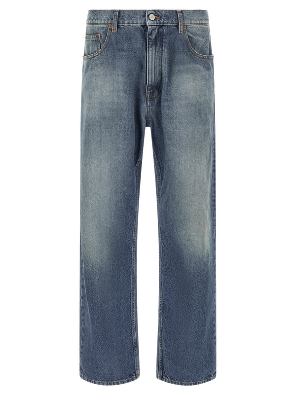 Straight Leg Jeans Blue