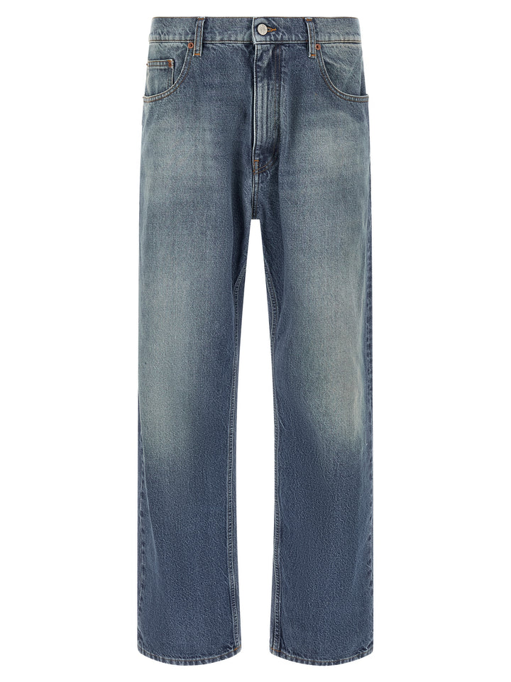 Mm6 Maison Margiela Straight Leg Jeans - Blue | 35837ab921898bfdd8e479f38caa433669f18346