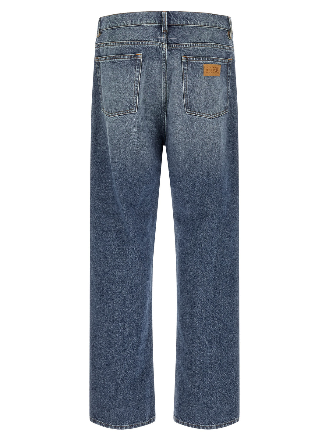 Mm6 Maison Margiela Straight Leg Jeans - Blue | de68c974a9a08b6f617bff6e477bcd8180057ef1