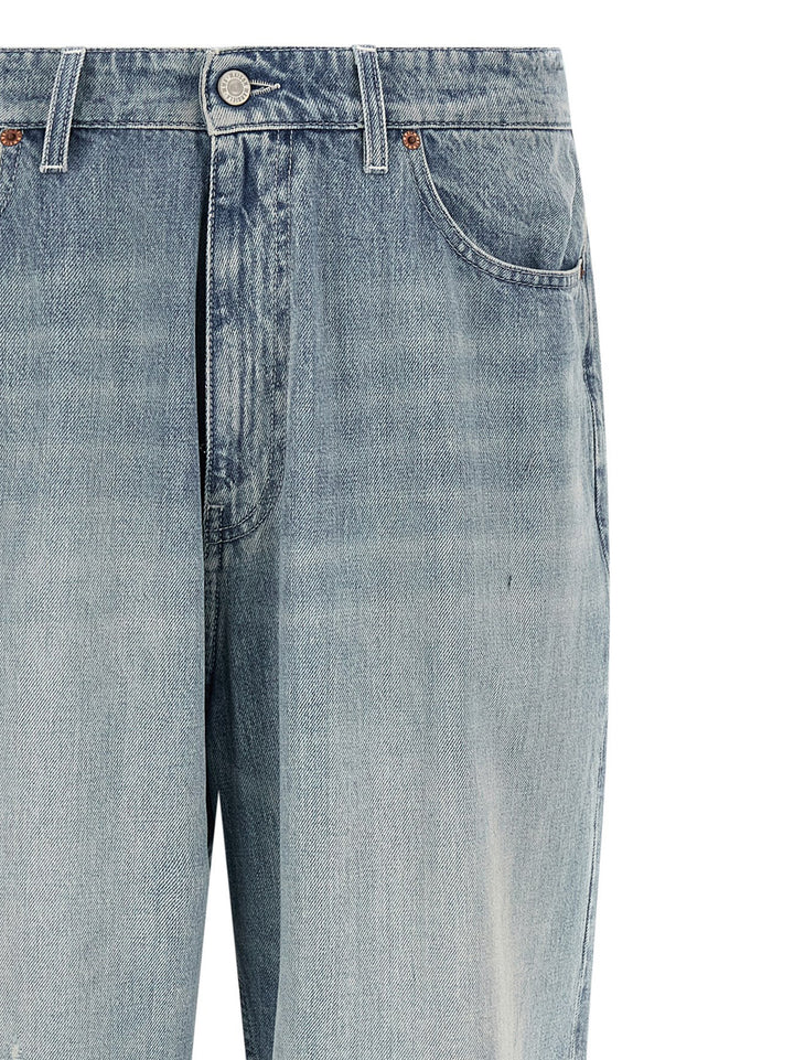 Mm6 Maison Margiela Numeric Signature Mm6 Jeans - Blue | 57a70245e1412694d611f4fc167858ab737edf39