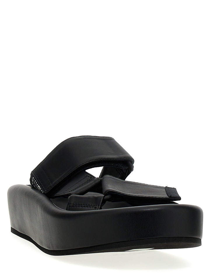 Leather Sandals Black