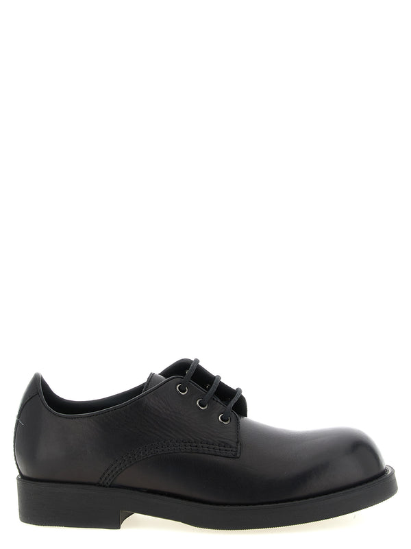 Biker Lace Up Shoes Black