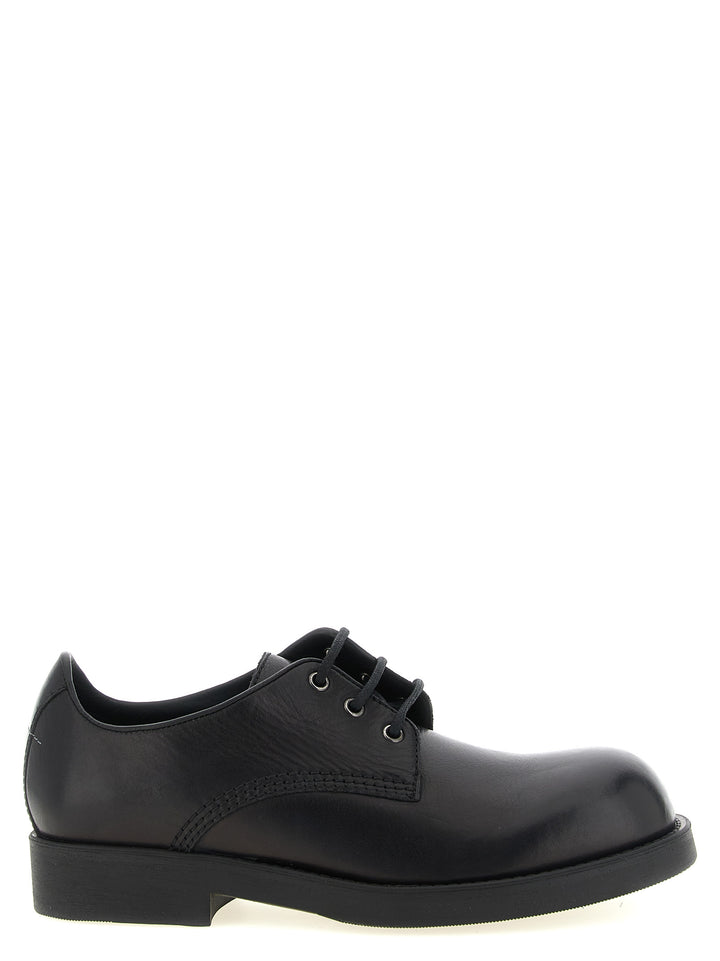 Mm6 Maison Margiela Biker Lace Up Shoes - Black | 7f6a86209fbbd9641b5af8bde864b02de2ded7f8
