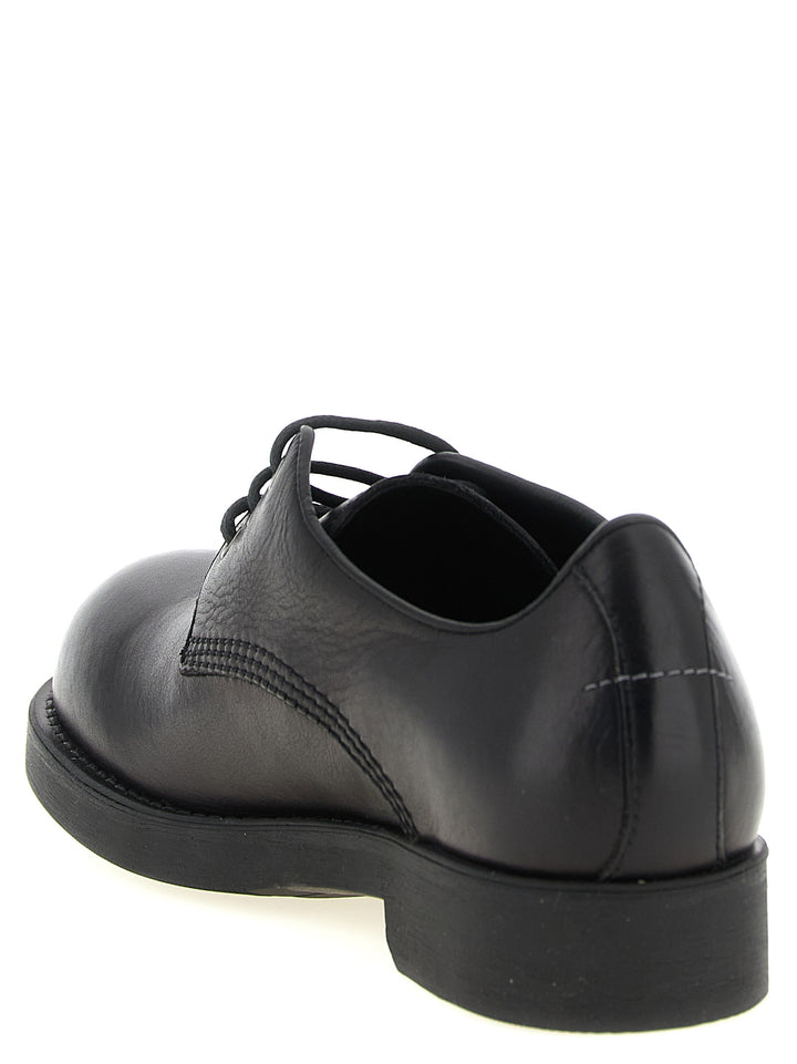 Mm6 Maison Margiela Biker Lace Up Shoes - Black | 2507cd70263d20e5ea087ccadaeab48b0e9e39c1