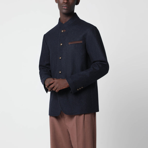 Otto Blue Virgin Wool Jacket