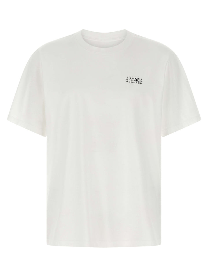 Mm6 Maison Margiela Printed T-shirt - White/Black | ddc17e3da9471dffe5afb62b2f8d515f6b47eb84