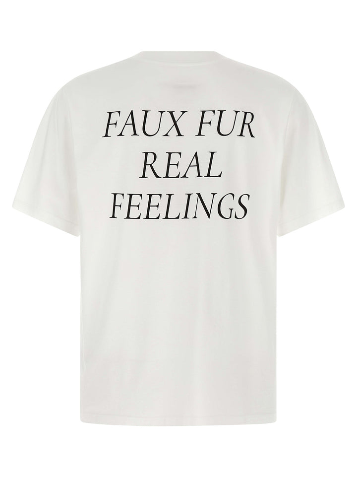 Mm6 Maison Margiela Printed T-shirt - White/Black | 7ebea1d8ef6289a72f1ead21218f048f51a17a6e