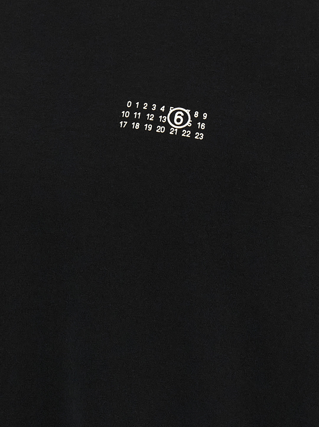 Mm6 Maison Margiela Printed T-shirt - Black | f1358fbe14faa05fdbcda530bbe34426f7cfa5c3