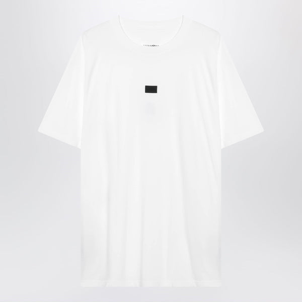 White Cotton Jersey T-Shirt