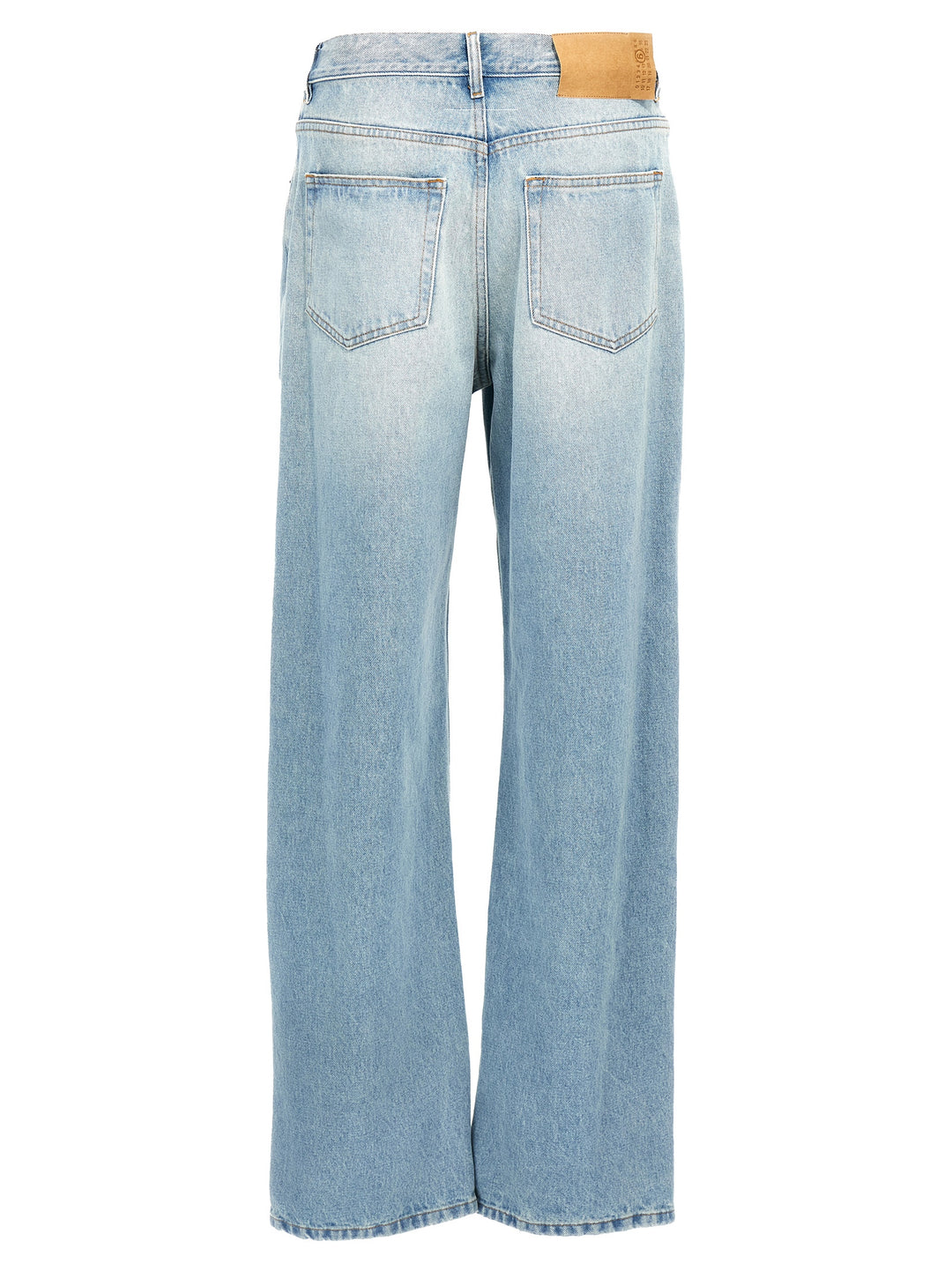 Knee Detail Jeans Light Blue