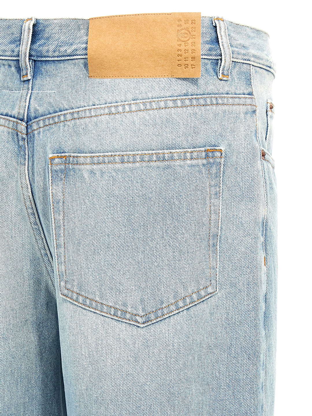 Knee Detail Jeans Light Blue