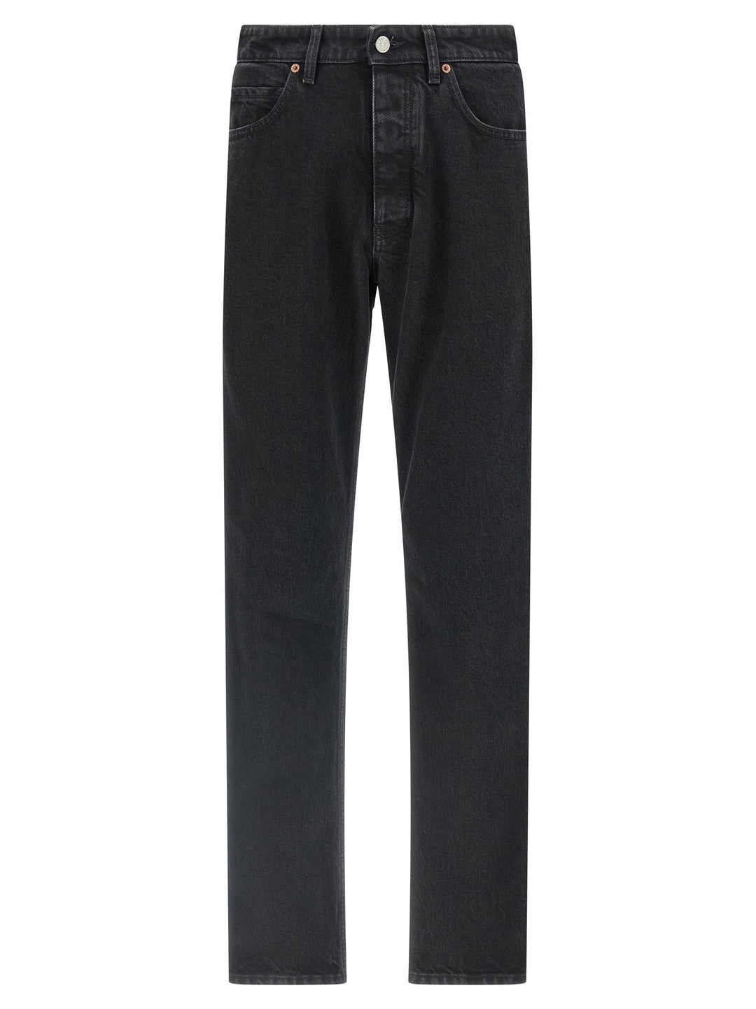 Mm6 Maison Margiela Taped Jeans - Black | f979ba740eb600e5d5e99ae4ee6066ce892815b9