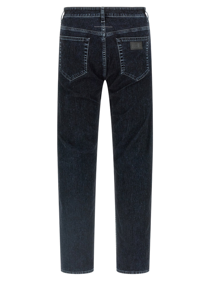 Mm6 Maison Margiela Used Wash Jeans - Black | 0a55a50a8129991c90071f995990412bc5a2711a