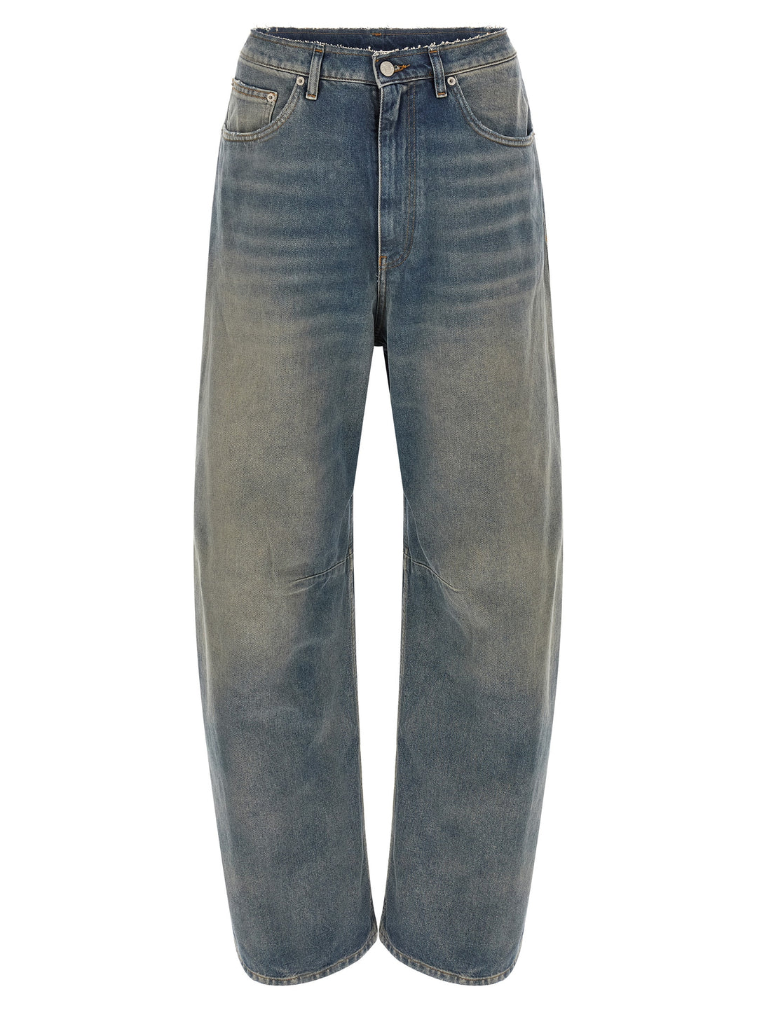 Mm6 Maison Margiela Raw Cut Jeans - Blue | 6de6fa7afa7cbc064face4006113b8221ddc3652