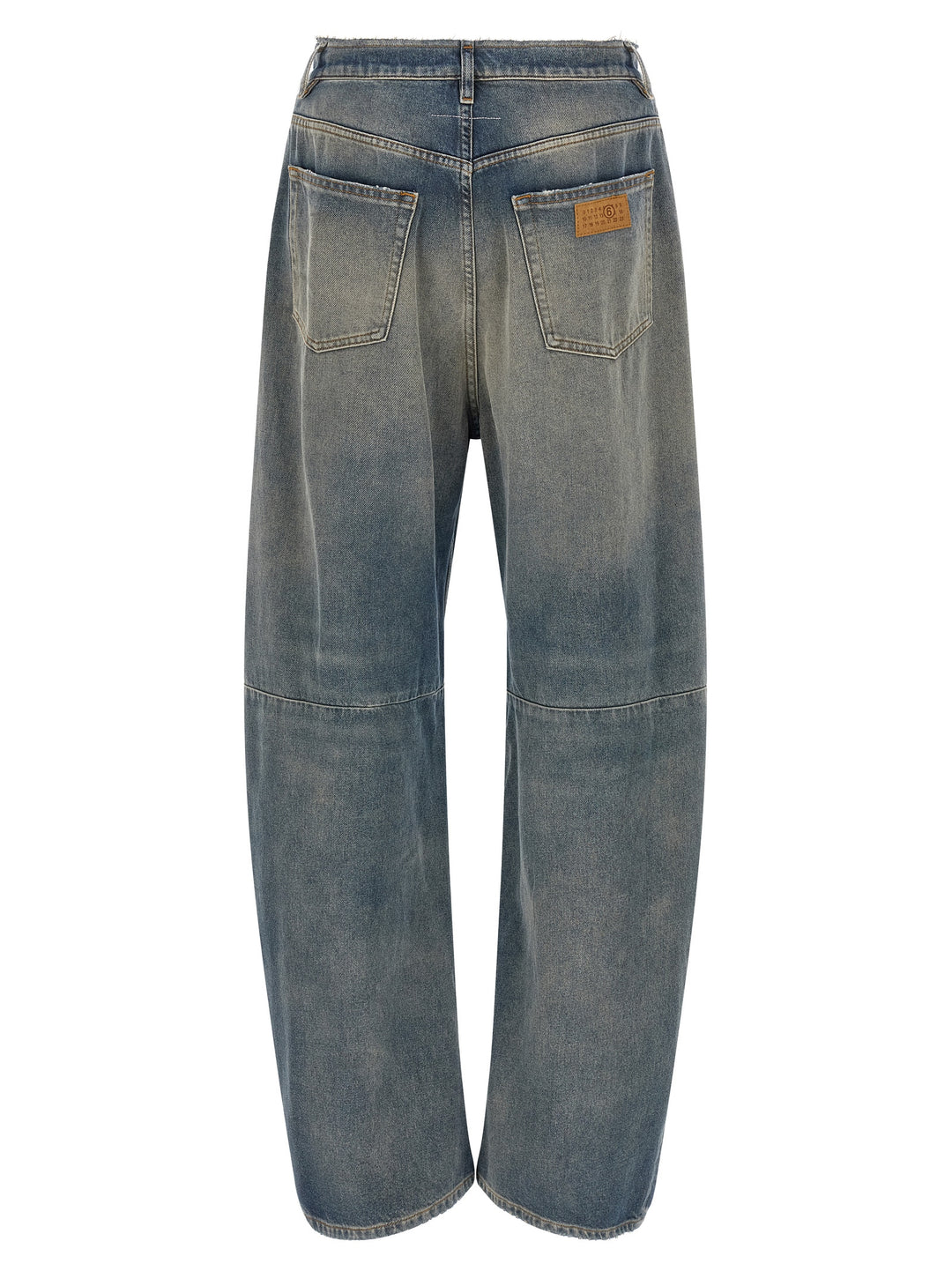Mm6 Maison Margiela Raw Cut Jeans - Blue | 8003b948622fc4131714eb22e0f15e94b9e5ff3c