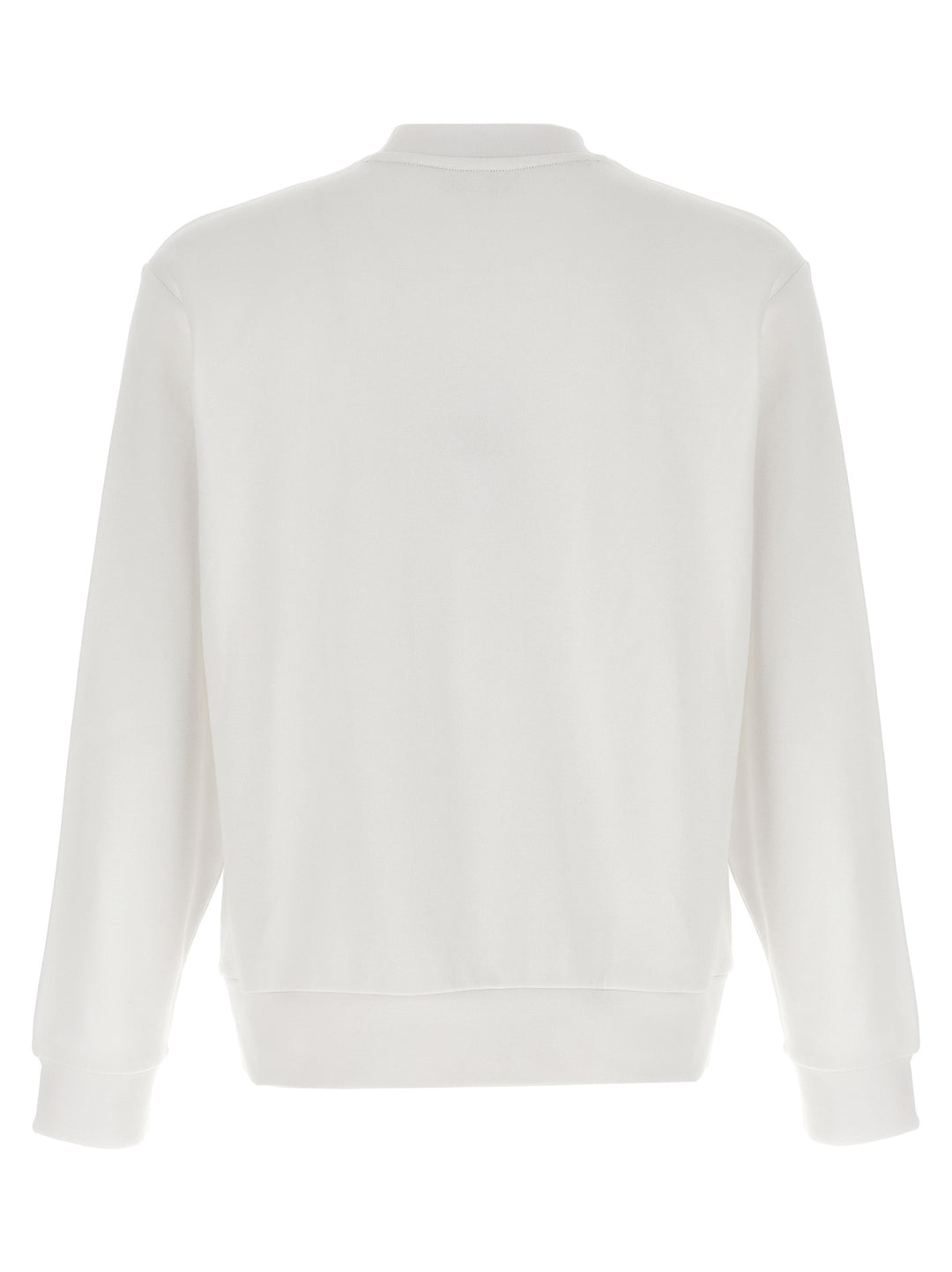 Lacoste Logo Patch Sweatshirt - White | beb0f7a778a4a309caf0686f59d45aeafee1f906