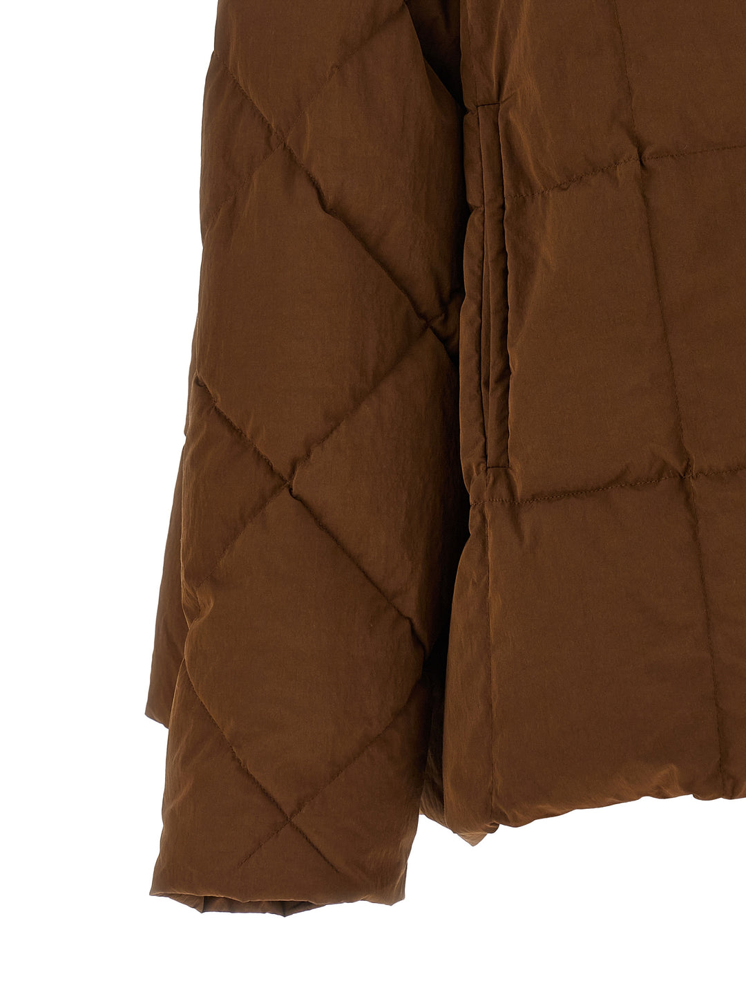 Ienki Ienki Arco Puffer Jackets - Brown | 8750915e5a79e95360f22079d98d3332955c1914