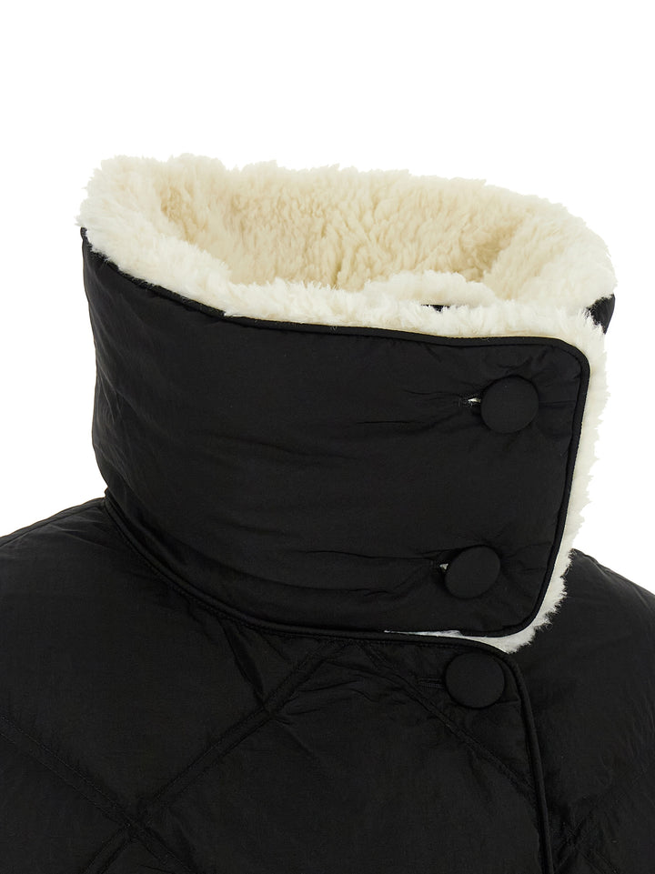 Ienki Ienki Shearling Queen Puffer Jackets - Black | bd341629ff884bf774c178a1efe63e94e9b2c108