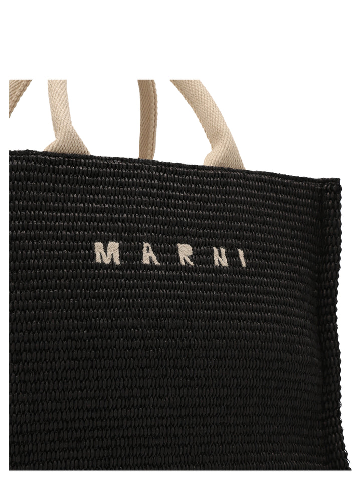 Marni Mini Tote Tote Bag - Black | 1abedceb8f0949b45e154bf981ad93a5c65da663