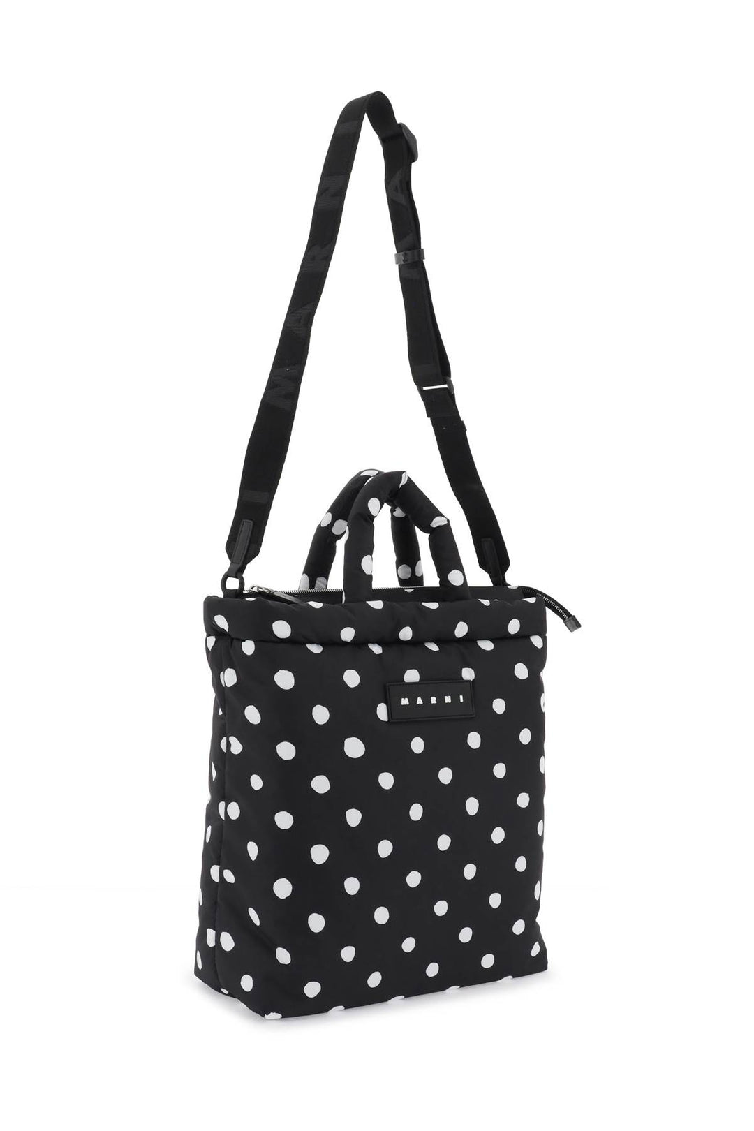 Polka Dot Print Tote Bag