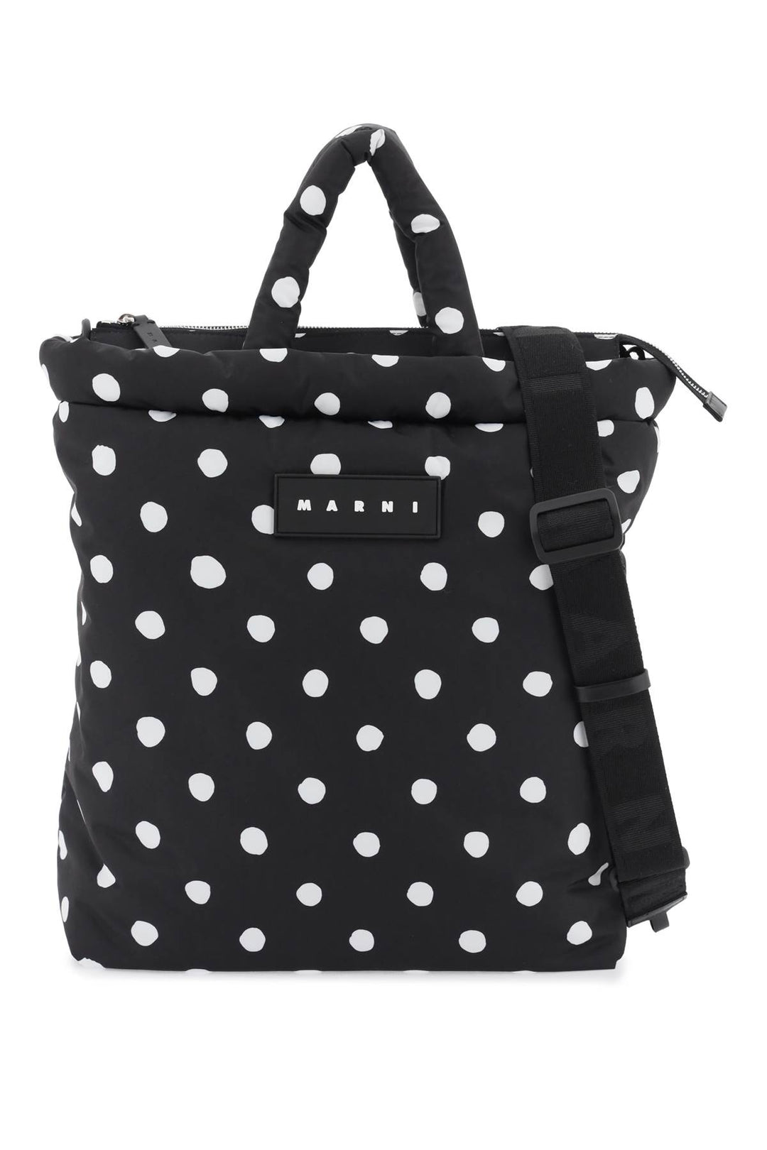 Polka Dot Print Tote Bag