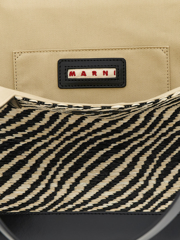 Marni Waves Tote Bag - Black | c8d9c242dc3a1a24d8b684d3327c5ef0a00ad3b8