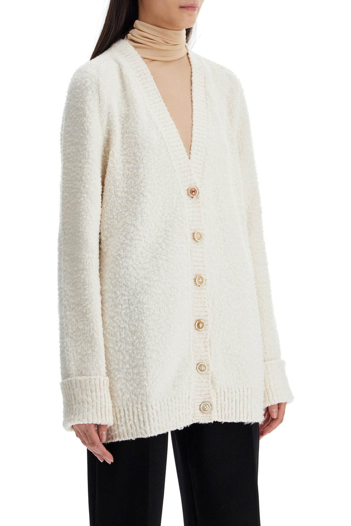 Cardigan Oversize In Misto Cotone