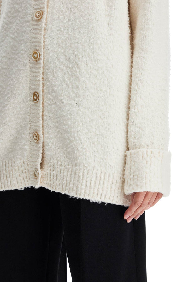 Cardigan Oversize In Misto Cotone