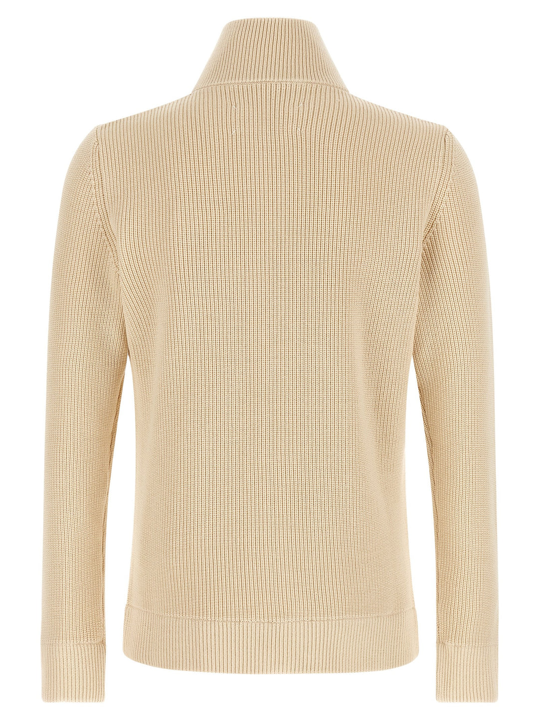 Maison Margiela Ribbed Knit Cardigan Sweaters and Cardigans - Beige | 68a5f1eccaf2d3ebcc5ecee13a8be9cb34df2f2f
