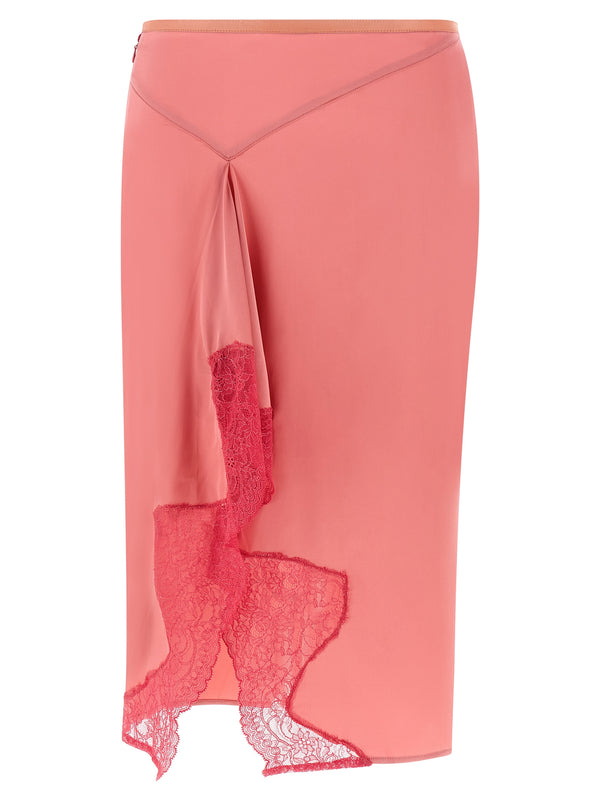 Signatue Lace Skirts Pink
