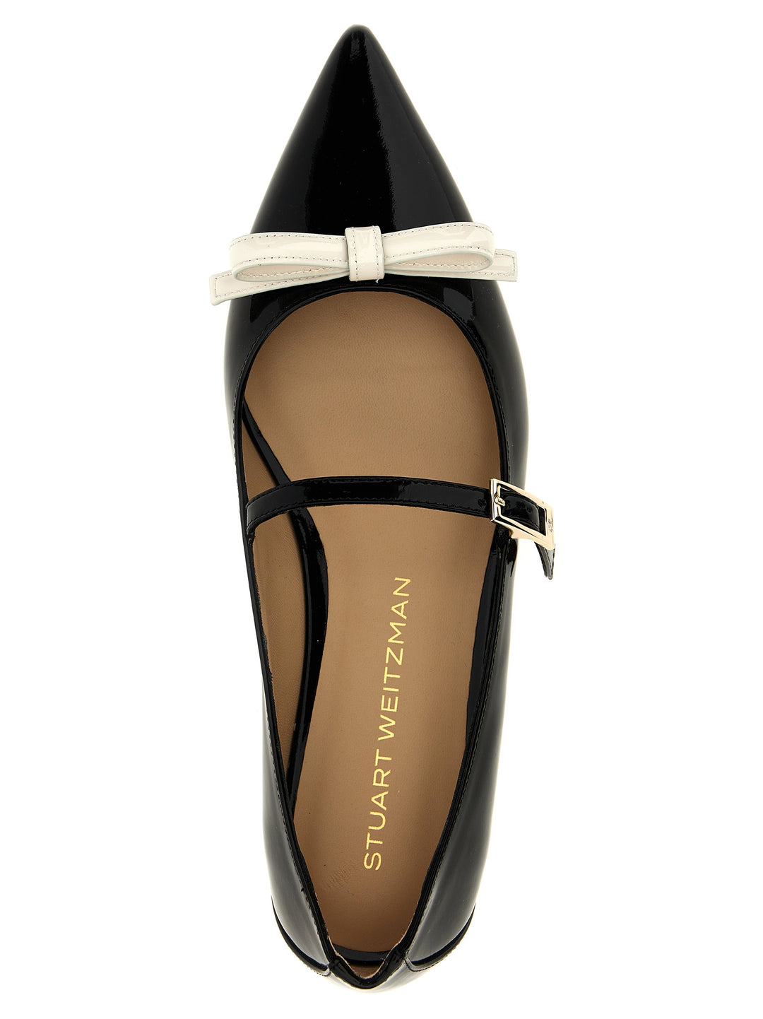 Felicity Flat Shoes White/Black