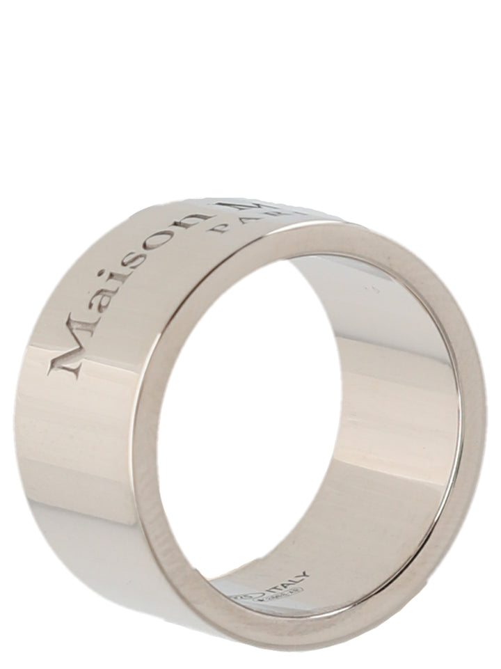 Maison Margiela Logo Ring Jewelry - Silver | 8606ca844254755ef45578fb95ce049bcb33ff46