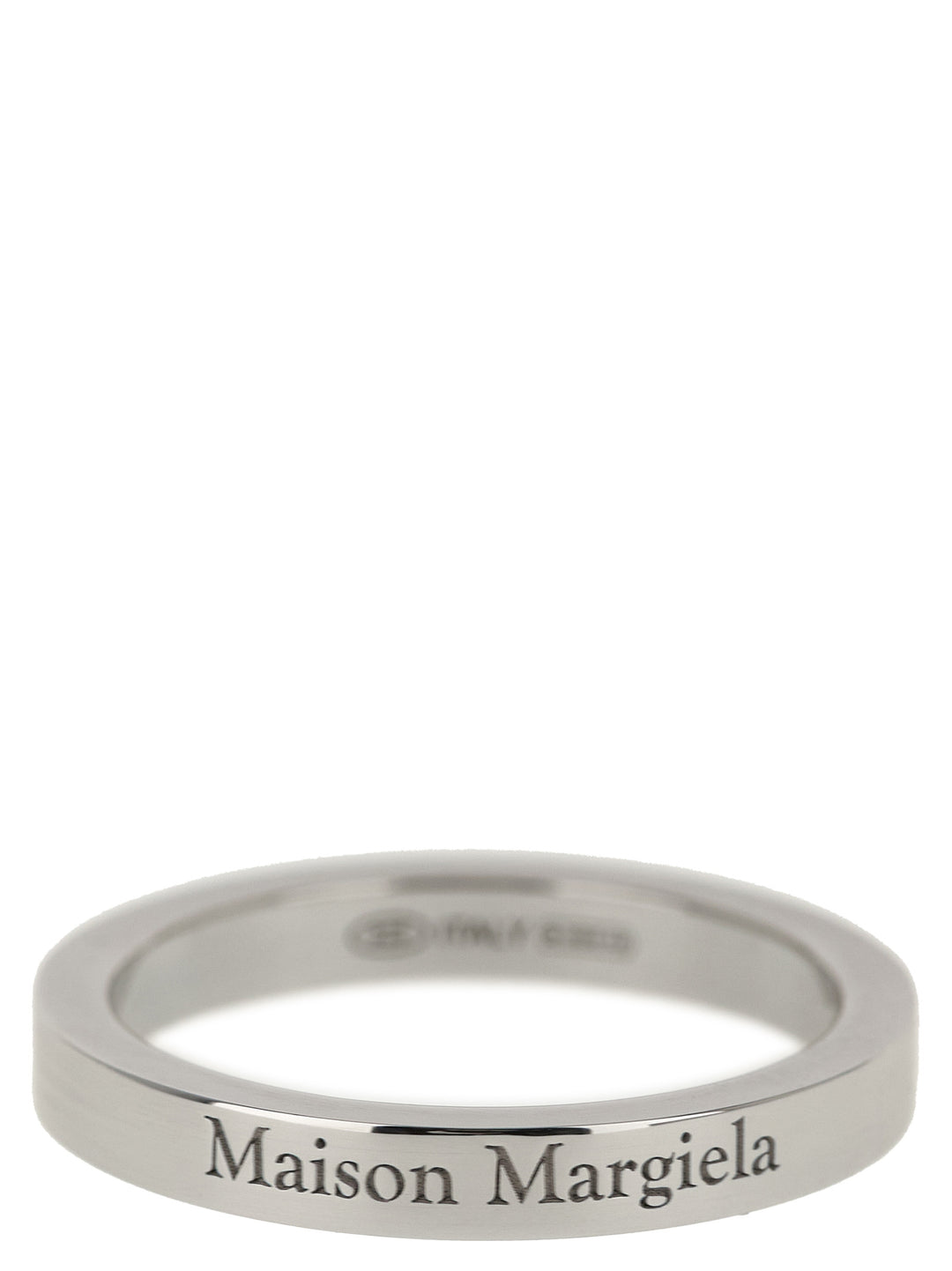 Maison Margiela Logo Ring Jewelry - Silver | c270b6226a7d3b0a41faee34bc2cf9b5a5064705