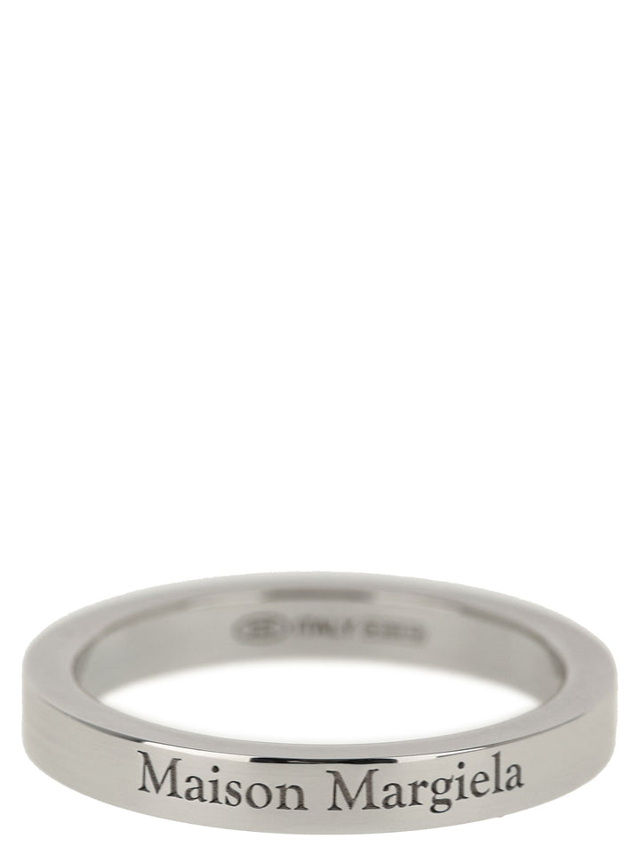 Maison Margiela Logo Ring Jewelry - Silver | c270b6226a7d3b0a41faee34bc2cf9b5a5064705
