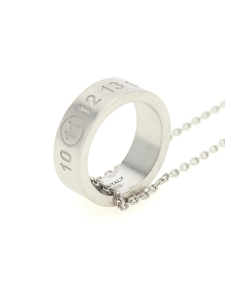 Maison Margiela Number Reference Jewelry - Silver | a692111596f91b12a09ab09b0d48189a6c077dc8