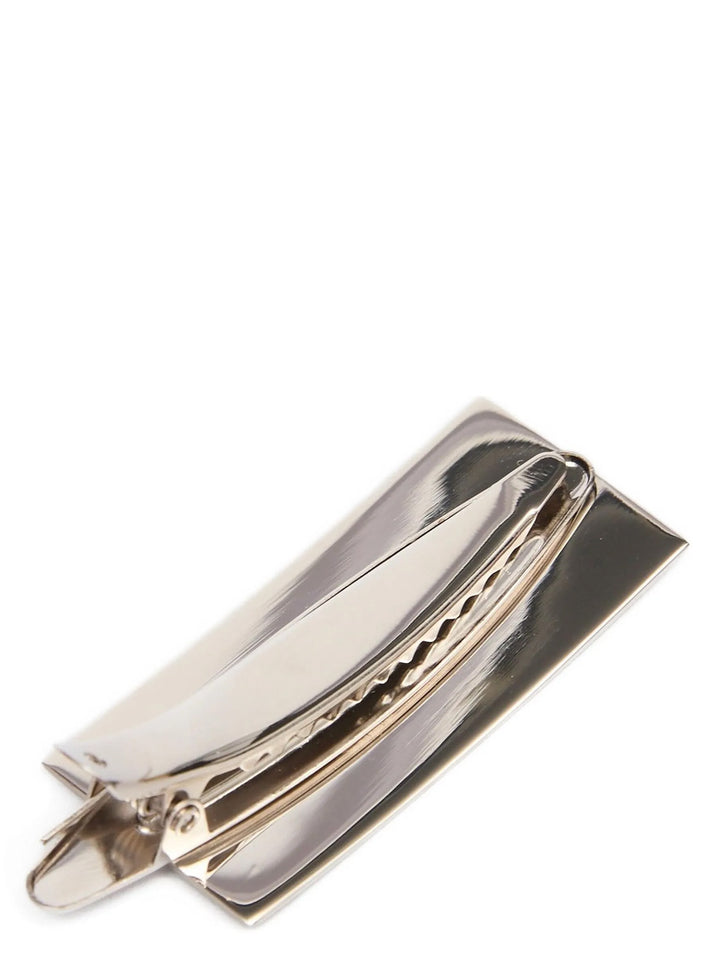 Mm6 Maison Margiela Logo Pin Hair Accessories - Silver | e24777a1cdb34b0e3eb83489ee5d611e0b111f62