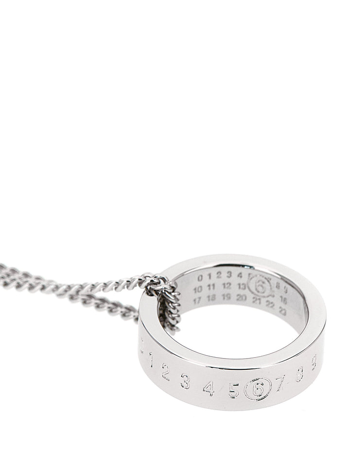 Mm6 Maison Margiela Numeric Signature Mm6 Jewelry - Silver | a0da1f5b6b308ba2d6f5b4544b751c7038669c95