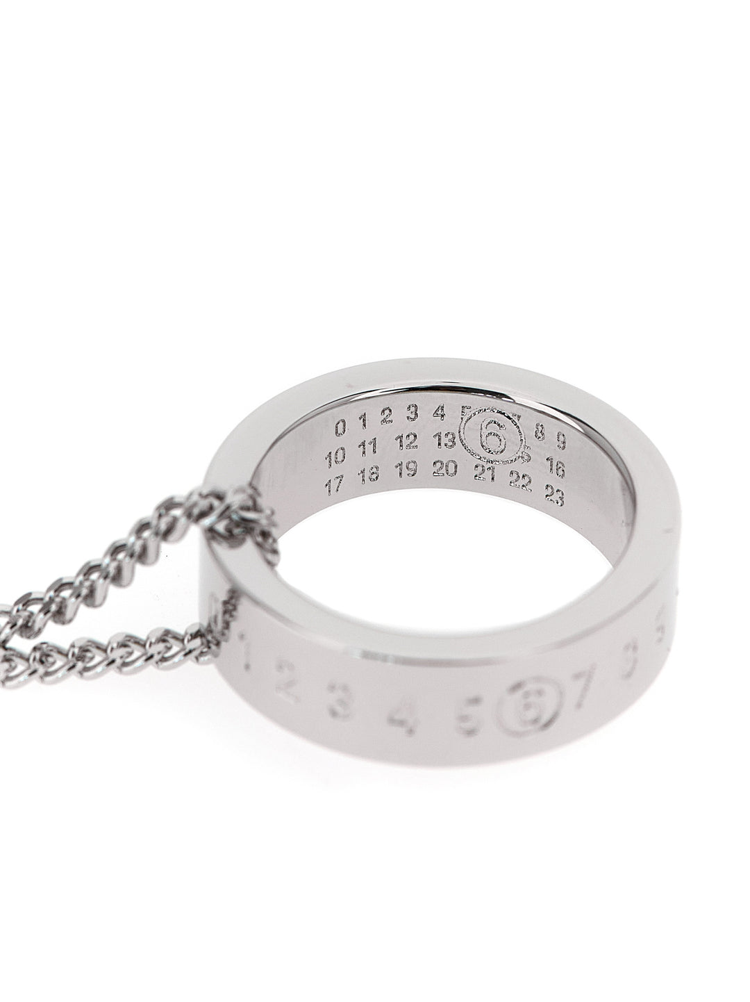 Mm6 Maison Margiela Numeric Signature Mm6 Jewelry - Silver | 57e3fdc05571ae74b67edb2ced1b85e688aaacda