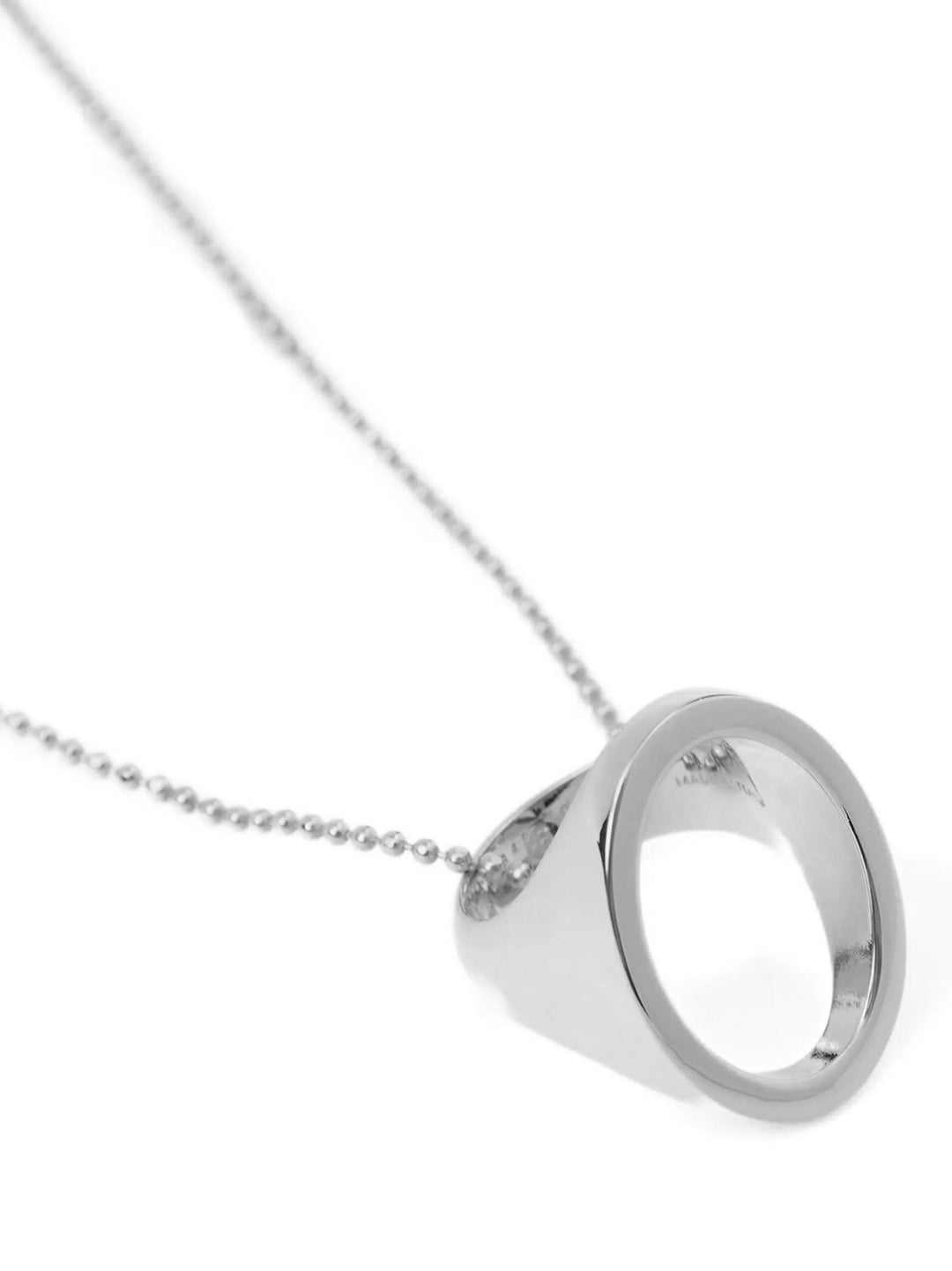 Mm6 Maison Margiela Anello Chevalière Jewelry - Silver | 19cb9590bde6d38aae922c5861ee8bb04422406d