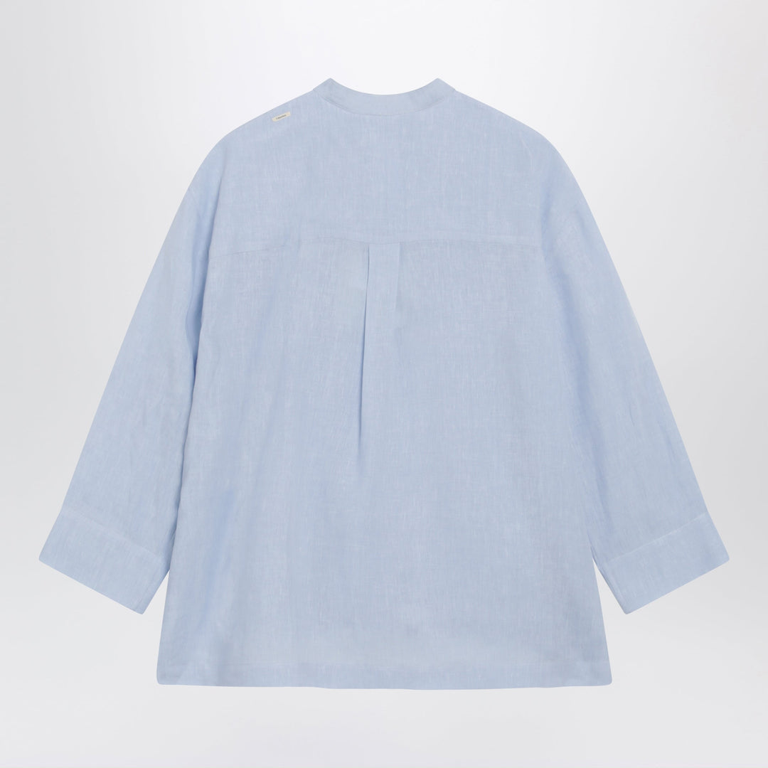 'S Max Mara Shirts & Tops - Light Blue | 990f1e5fbf89fffb5f24abc1beda260d98f142d3